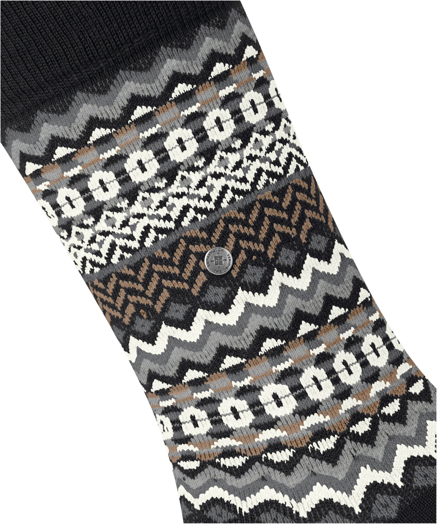 Burlington Fair Isle Damen (Black)