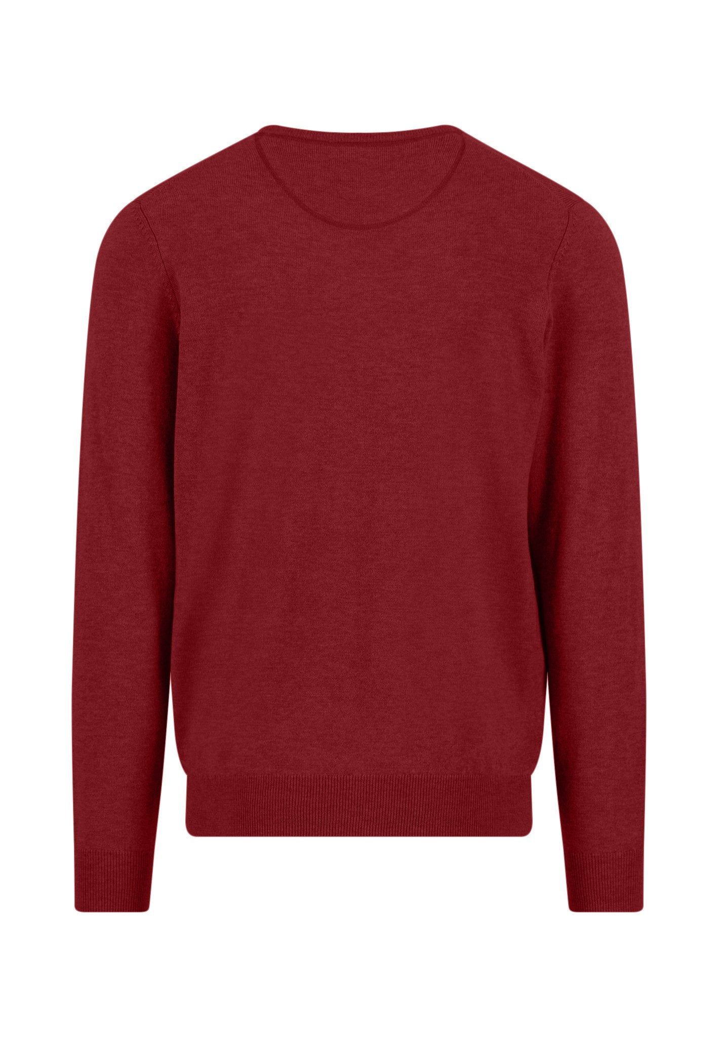 O-Neck, Merino Cashmere (Garnet Red)
