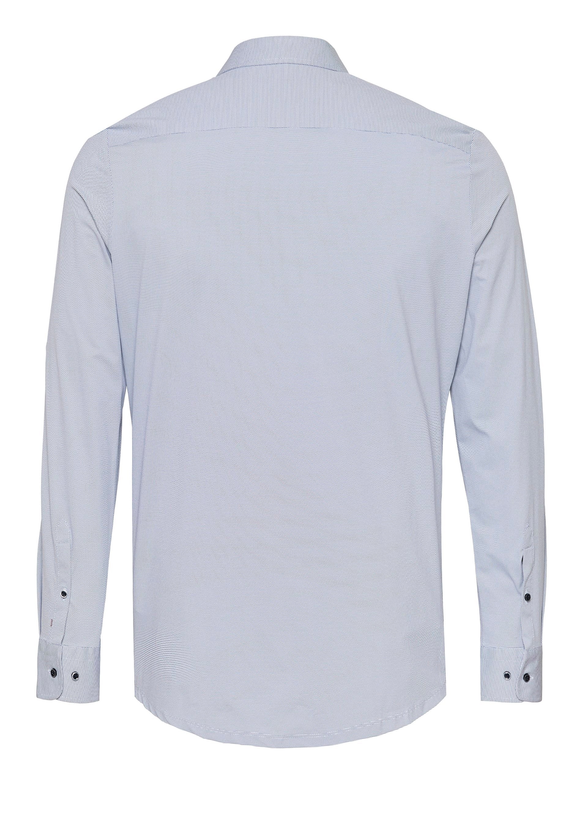 PURE- Functional Hemd Langarm (Uni Mittelblau)