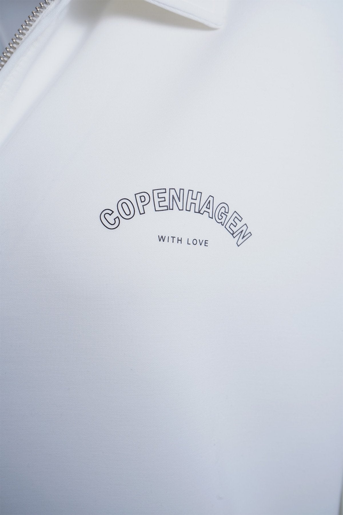 Oversize Polo Scuba Sweat Drawstring (Offwhite)