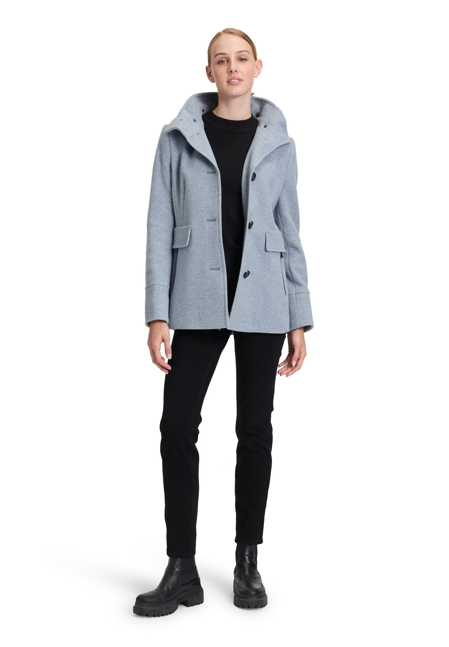 Wolljacke (Bright Blue Mel)