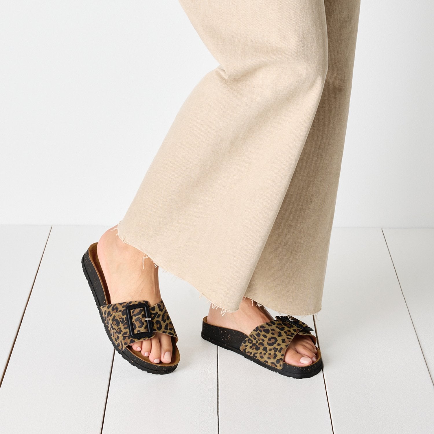 Pantolette (Leopard)