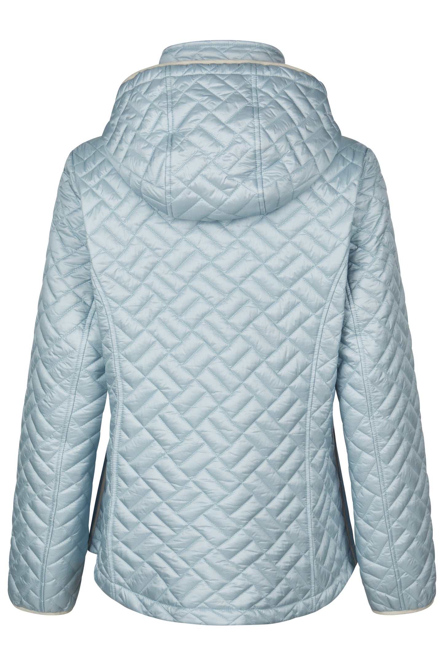 Sandwich-Steppjacke mit Kapuze (Sky Blue)