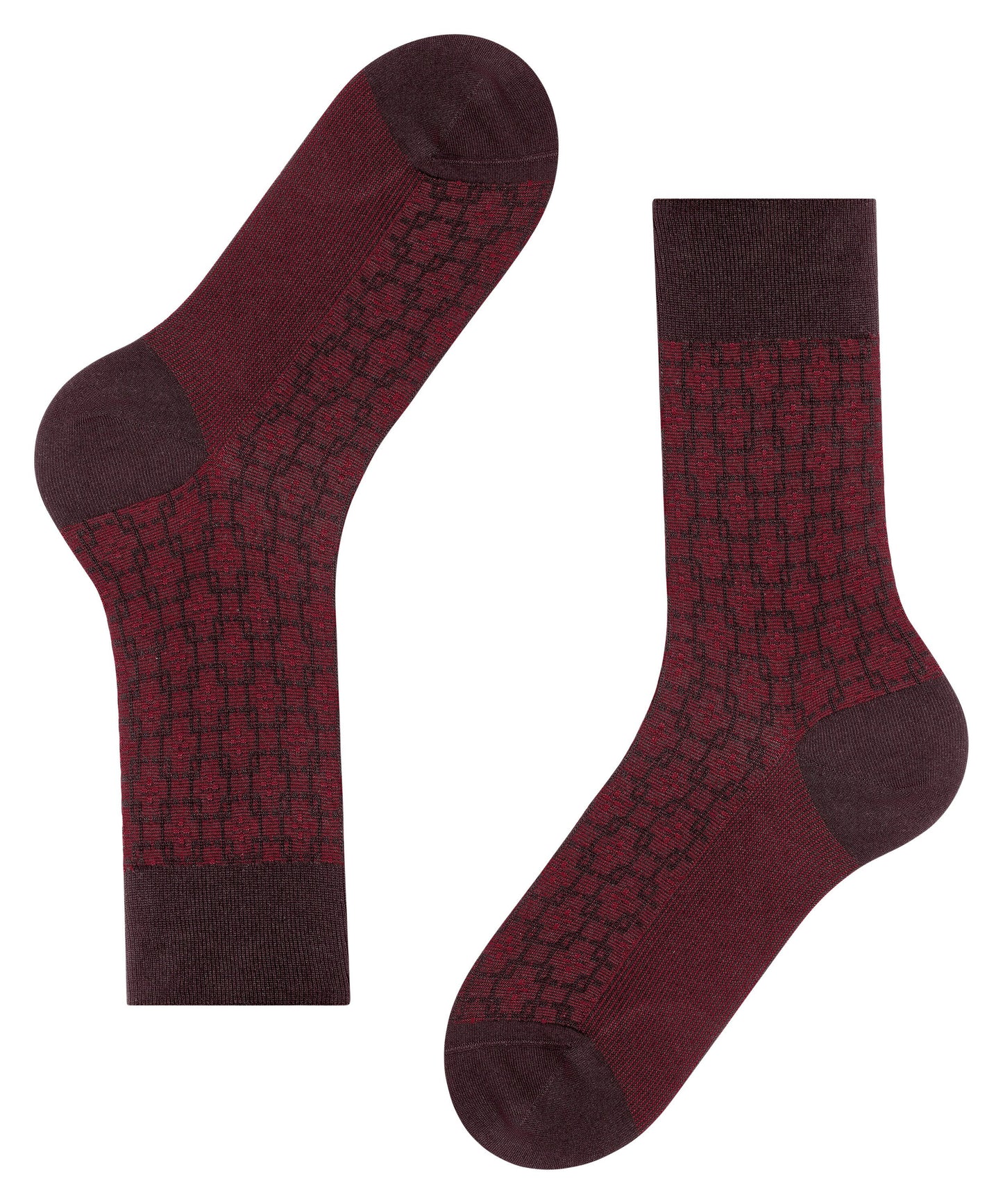 FALKE Artwork Tie Herren (Bordeaux)