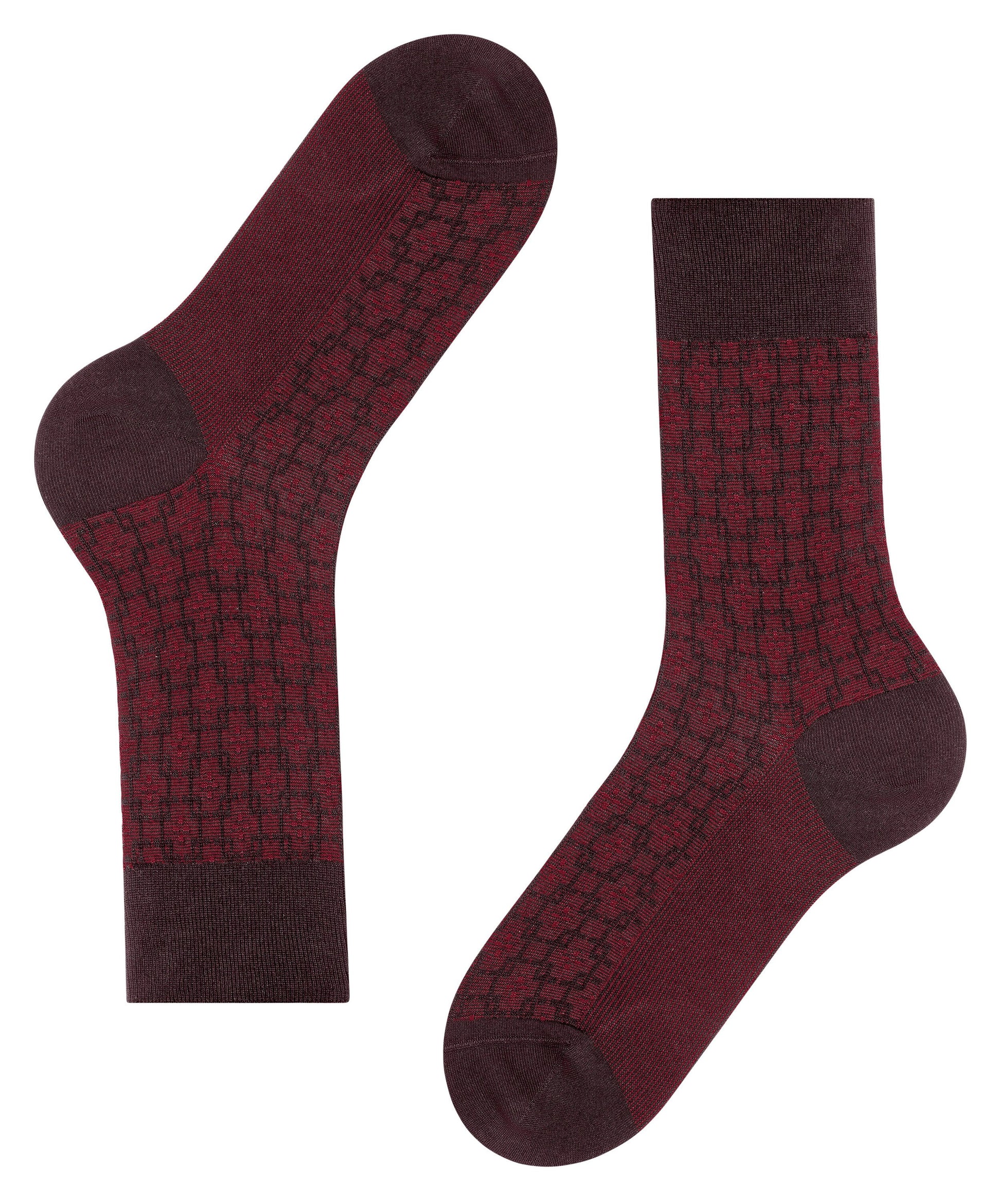 FALKE Artwork Tie Herren (Bordeaux)