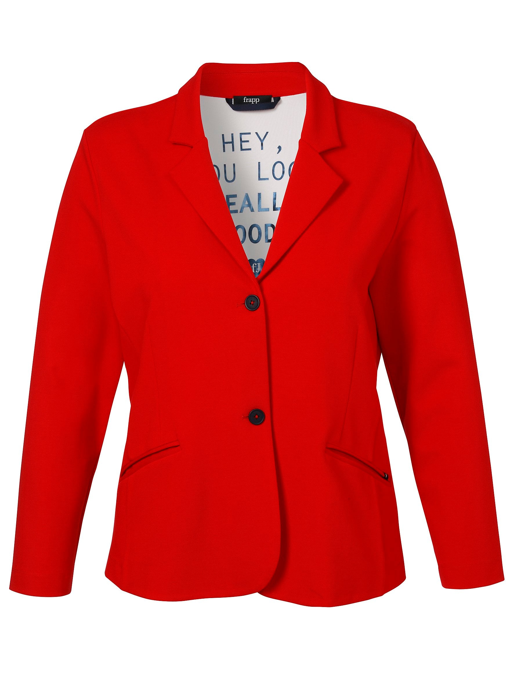 Jacke Revers 1/1 Arm Knöpfe (Red Multicolor)