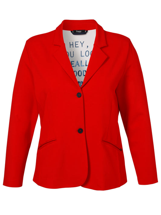 Jacke Revers 1/1 Arm Knöpfe (Red Multicolor)