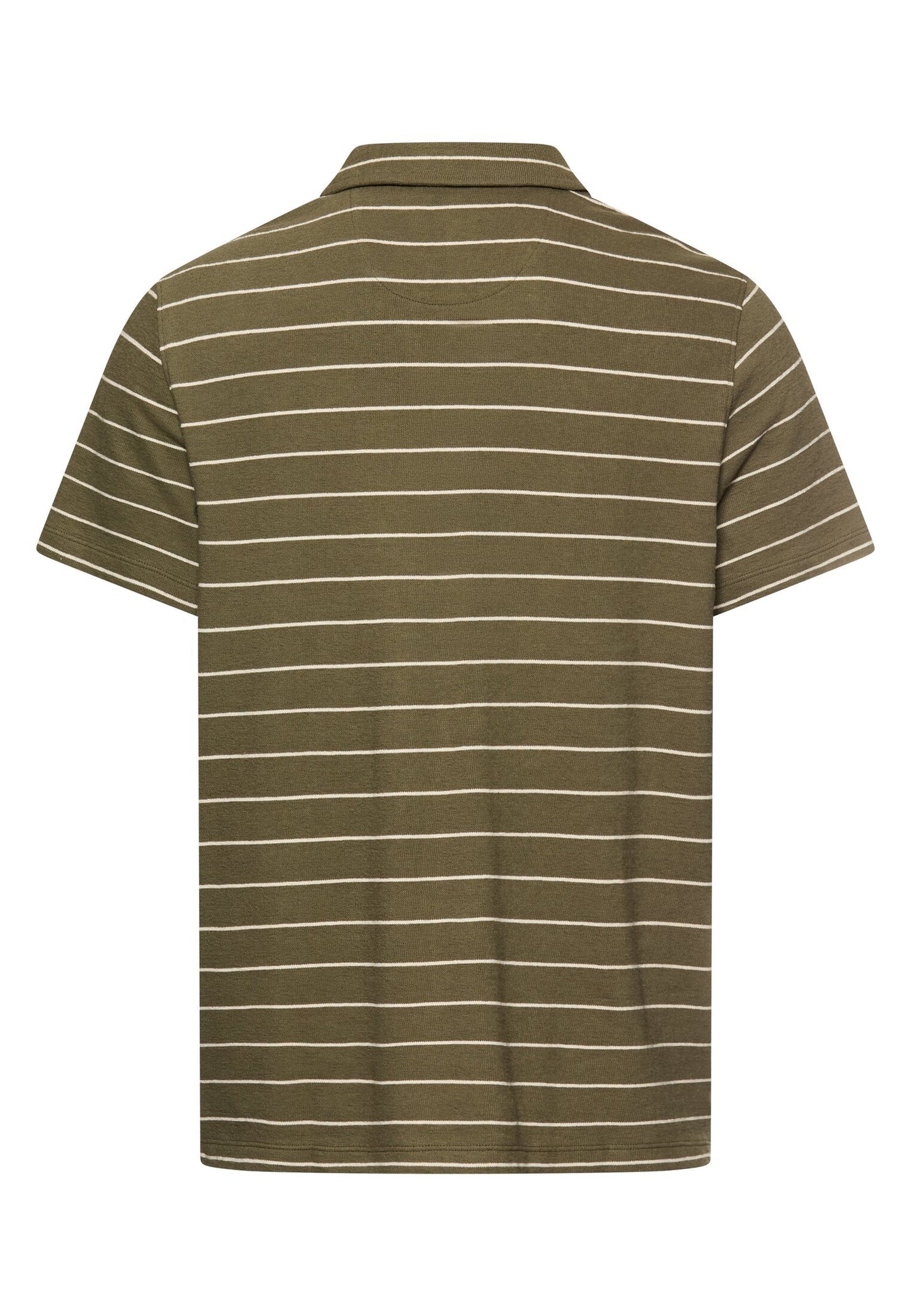 Poloshirt mit kontrastierenden Details (Deep Olive)