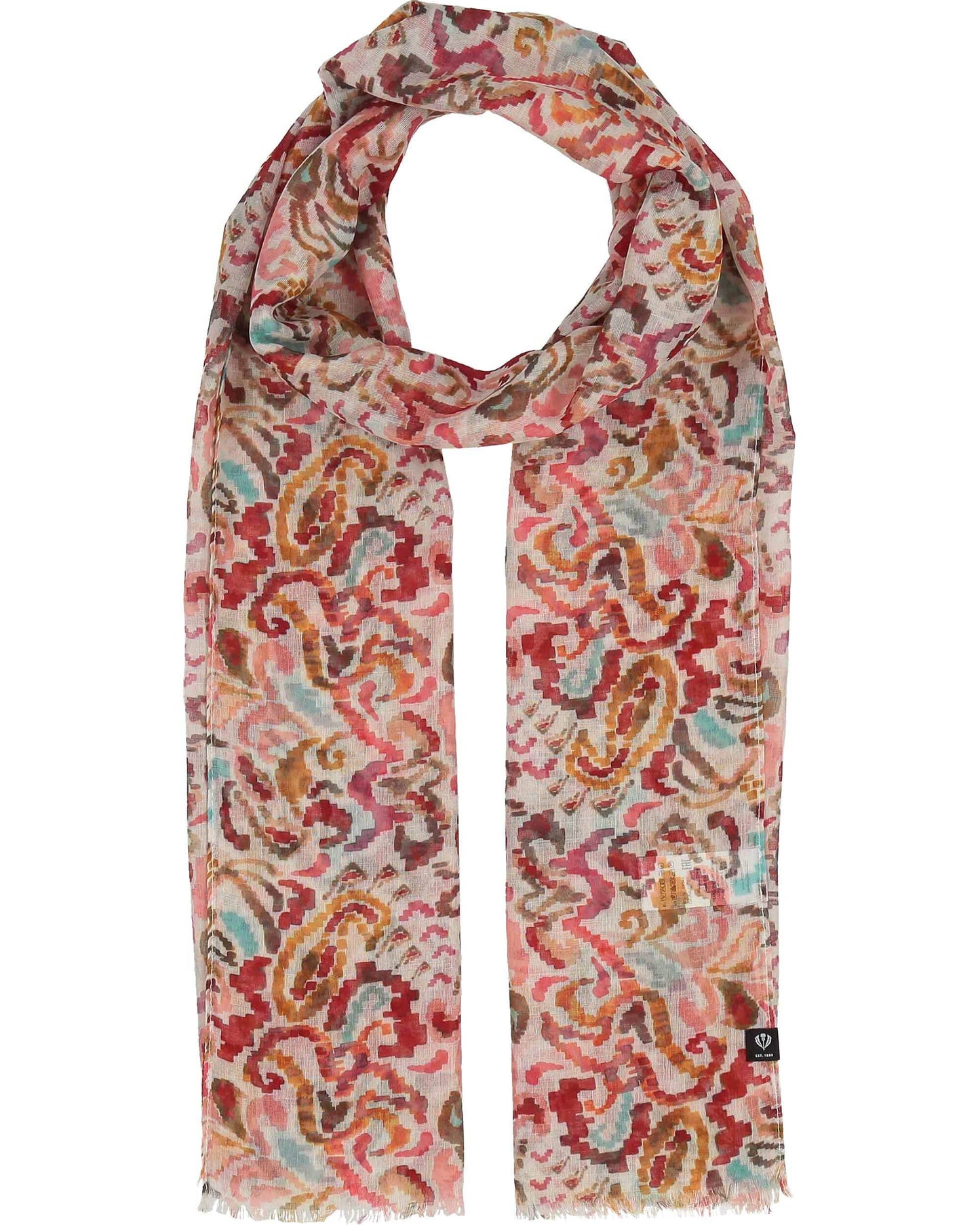 Schal Sustainability Edition - Schal mit abstrahiertem Paisley-Muster (Blossom)