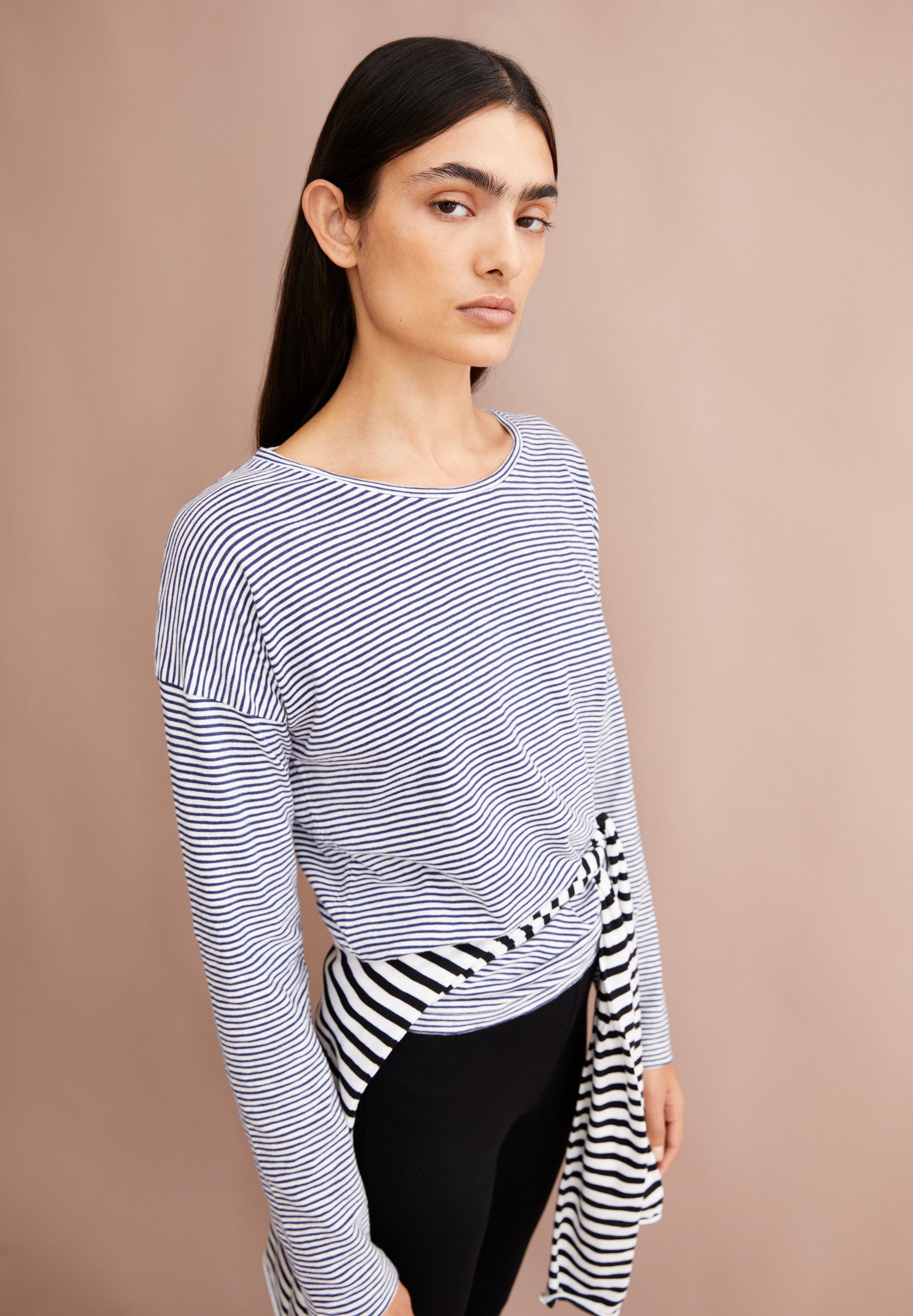 Xianaa Stripes (Oatmilk-blue No)