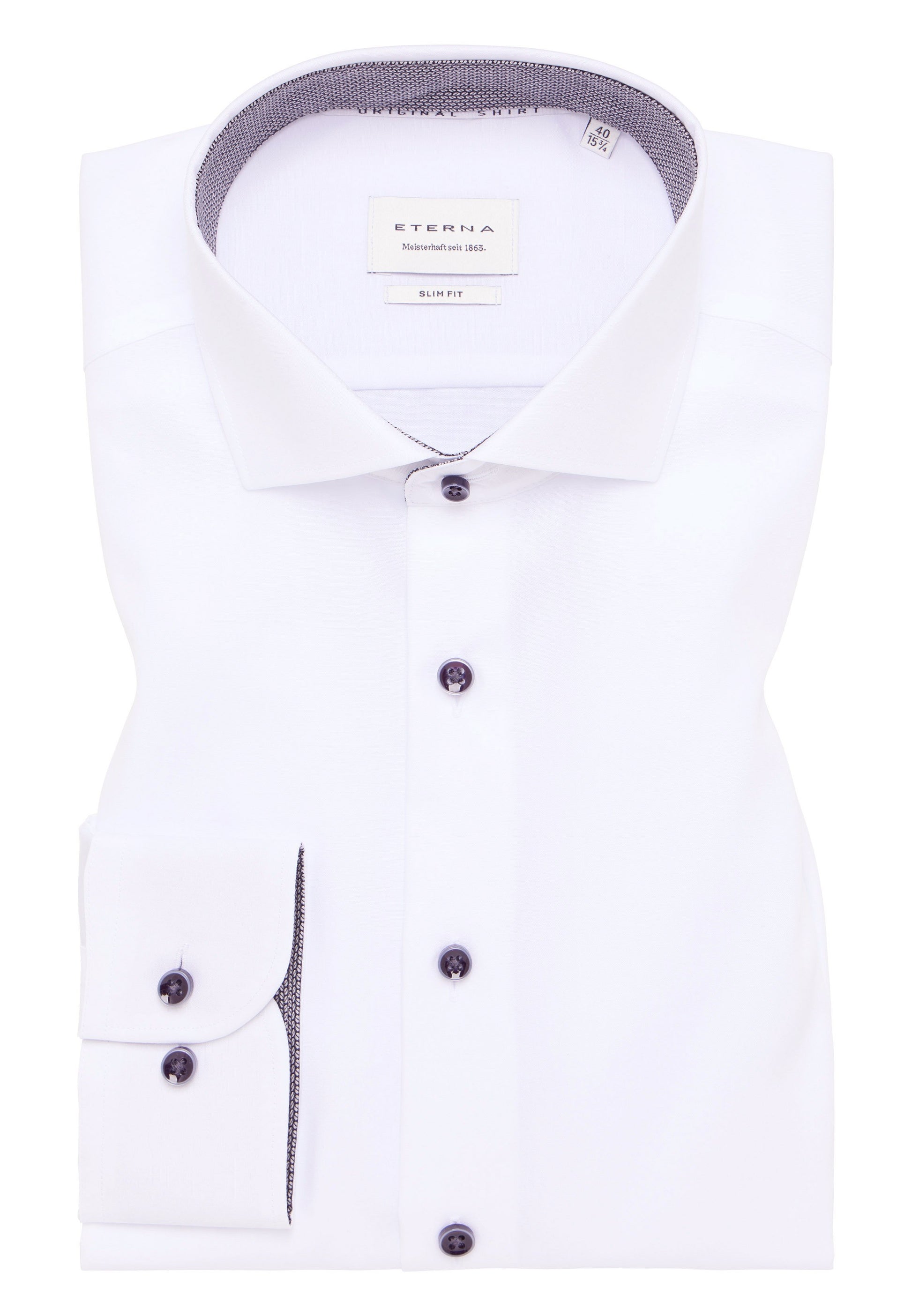 Original Shirt Popeline Langarm (Weiss)