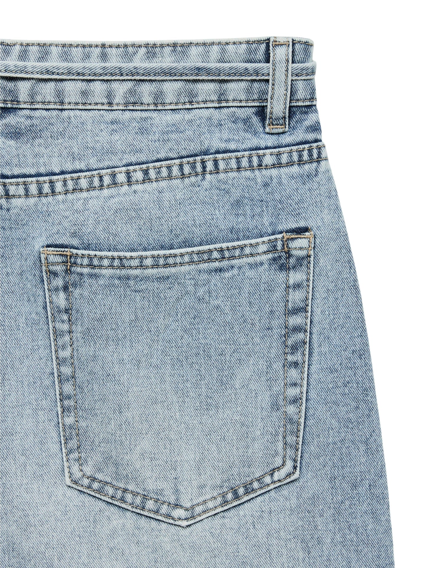 Vmwien Mr Wide Belt Jeans Si338 Noos (Light Blue De)
