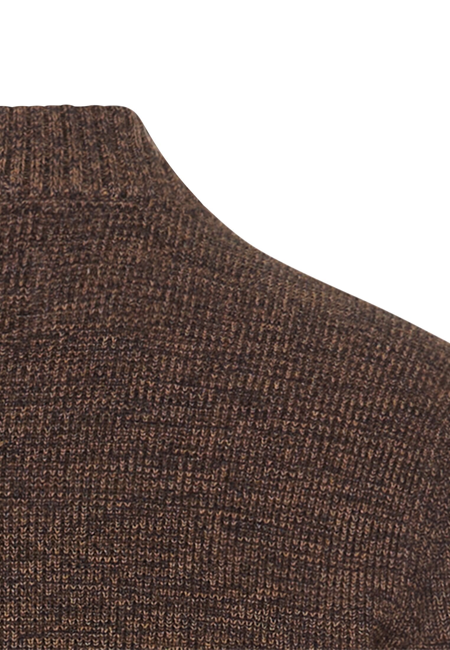 Strickjacke aus einem soften Baumwollmix (Dark Brown)