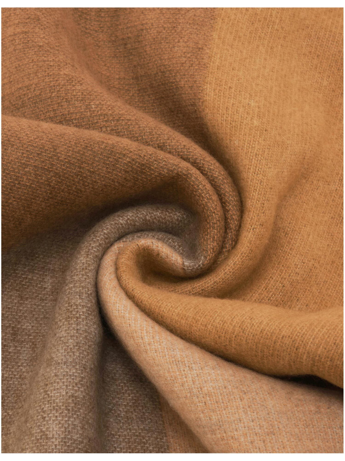 Schal Cashmink-Schal mit geometrischem Colour Block Design (Soft Beige)