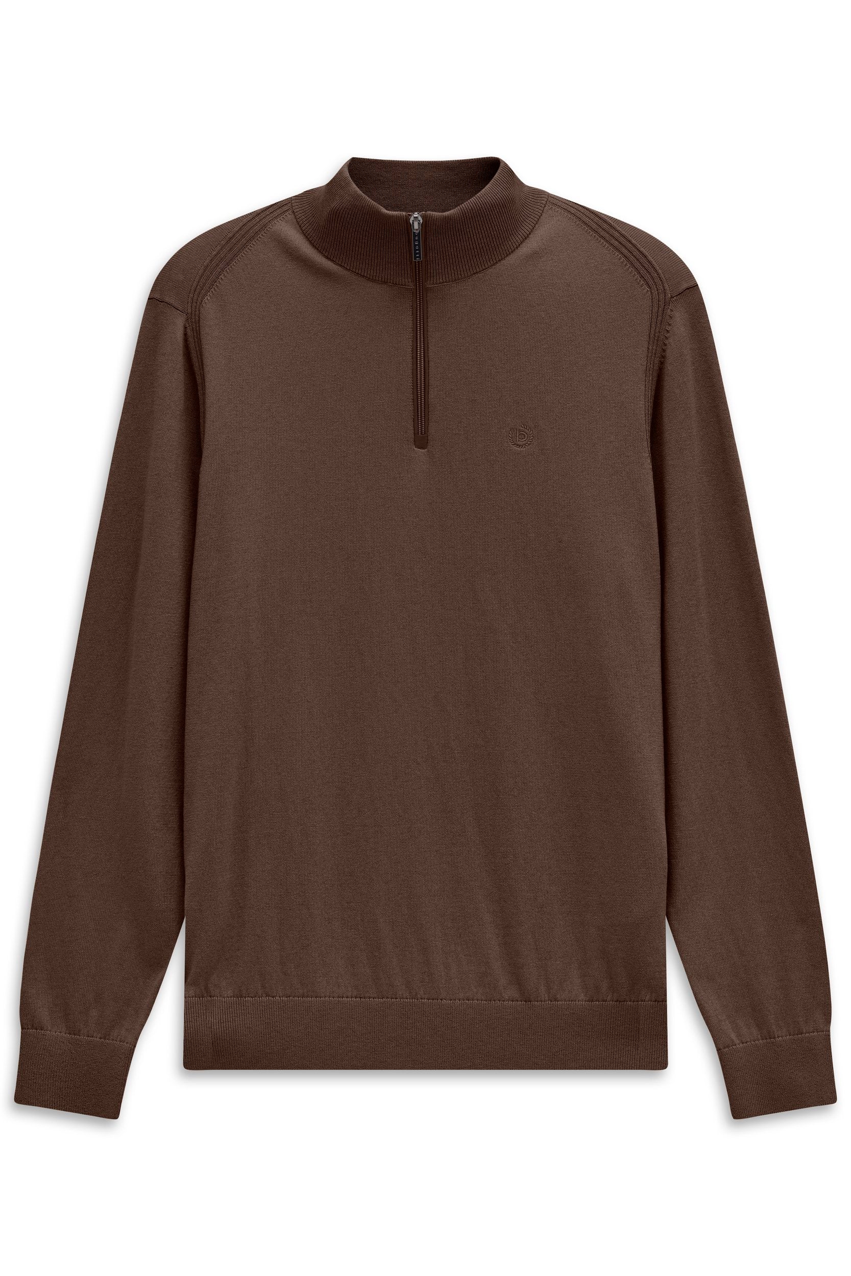 Herren Pullover 1/1 Arm (Braun)
