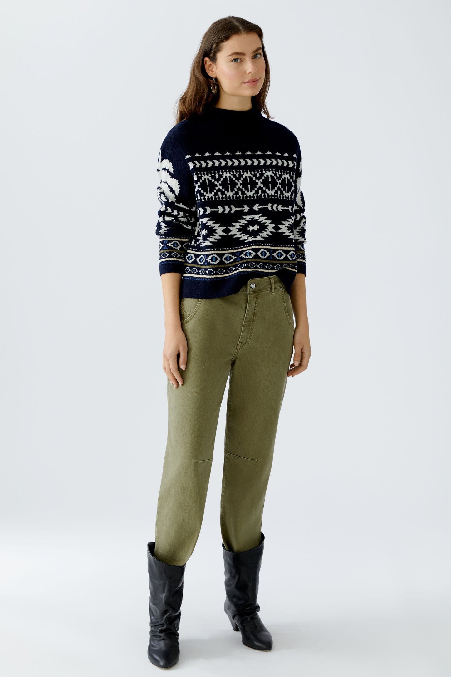 Pullover (Dk Blue White)