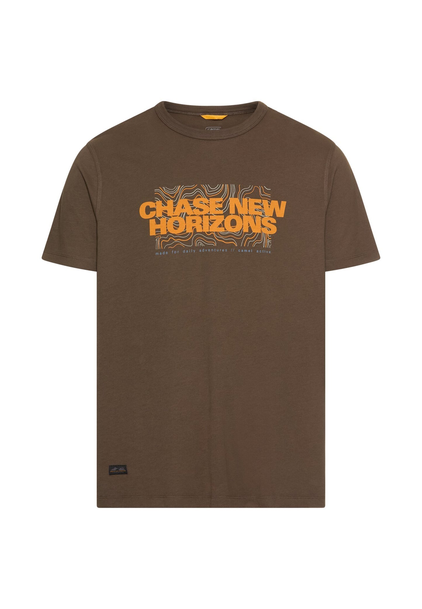 T-Shirt aus reiner Baumwolle (Dark Brown)