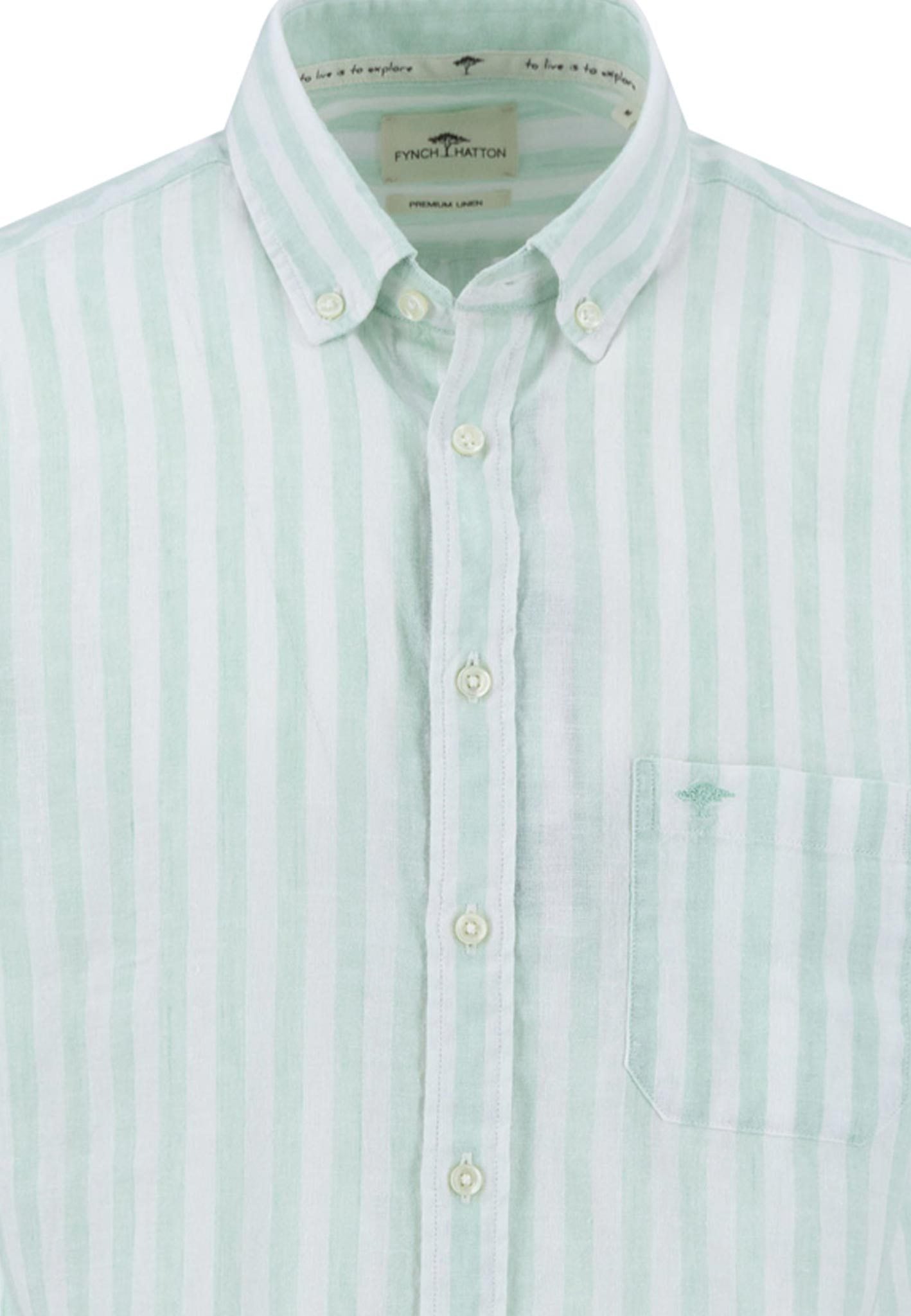 Summer Linen Stripes, B.D., 1/2 (Minty Green)