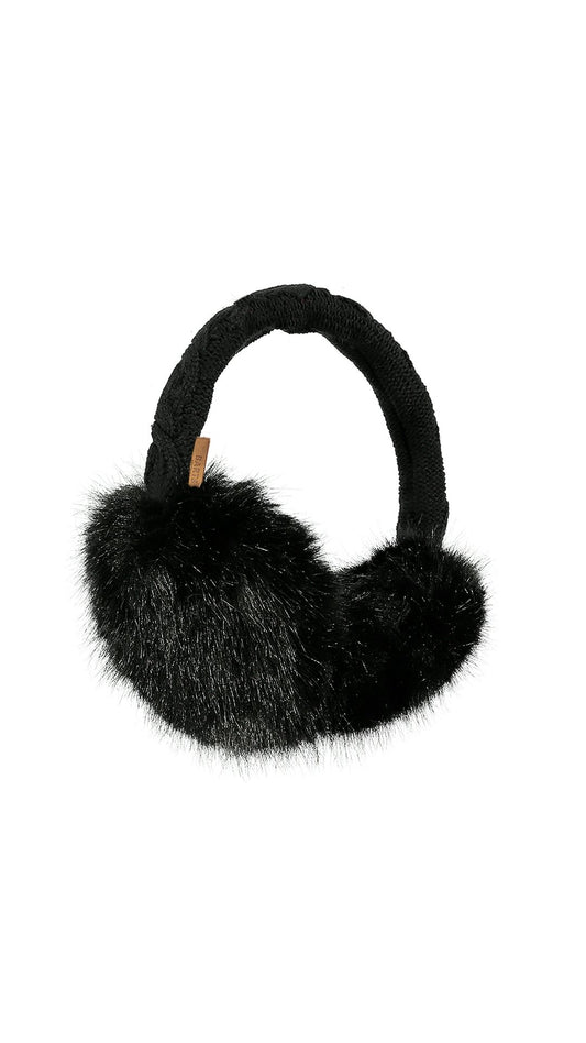 Fur Earmuffs (Black Black)