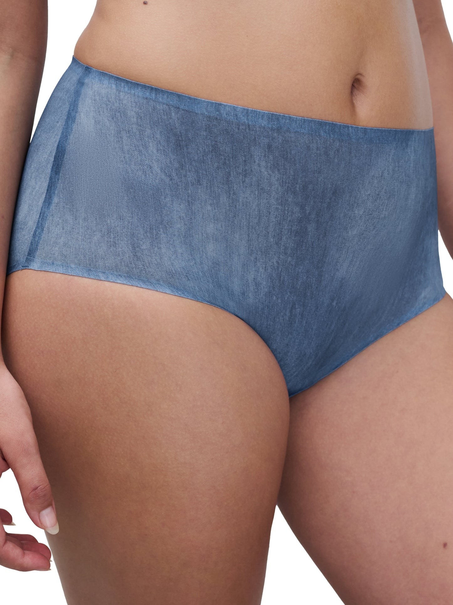 SoftStretch Taillenslip (Blue Denim Print)