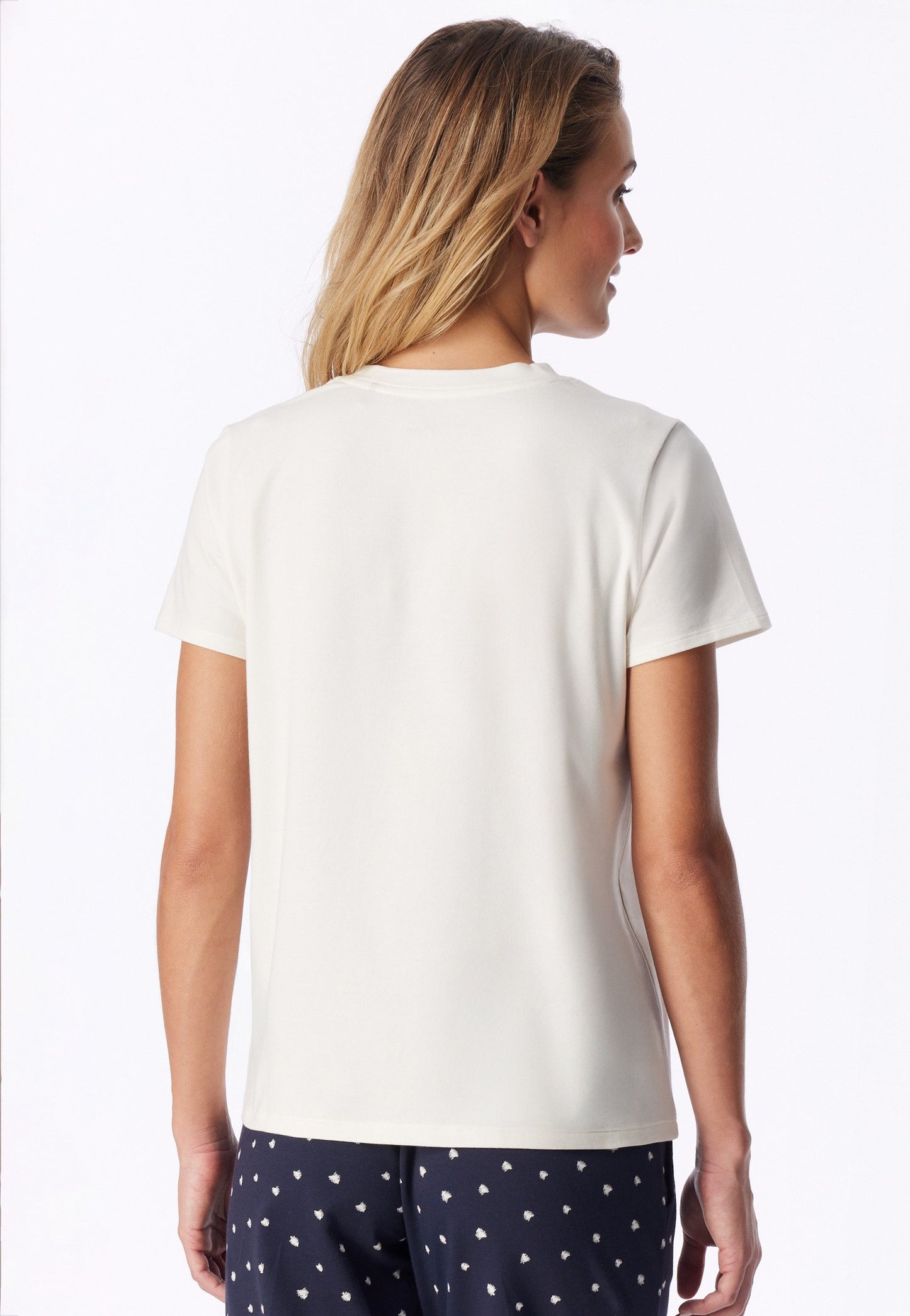 T-Shirt Rundhals (Naturweiss)