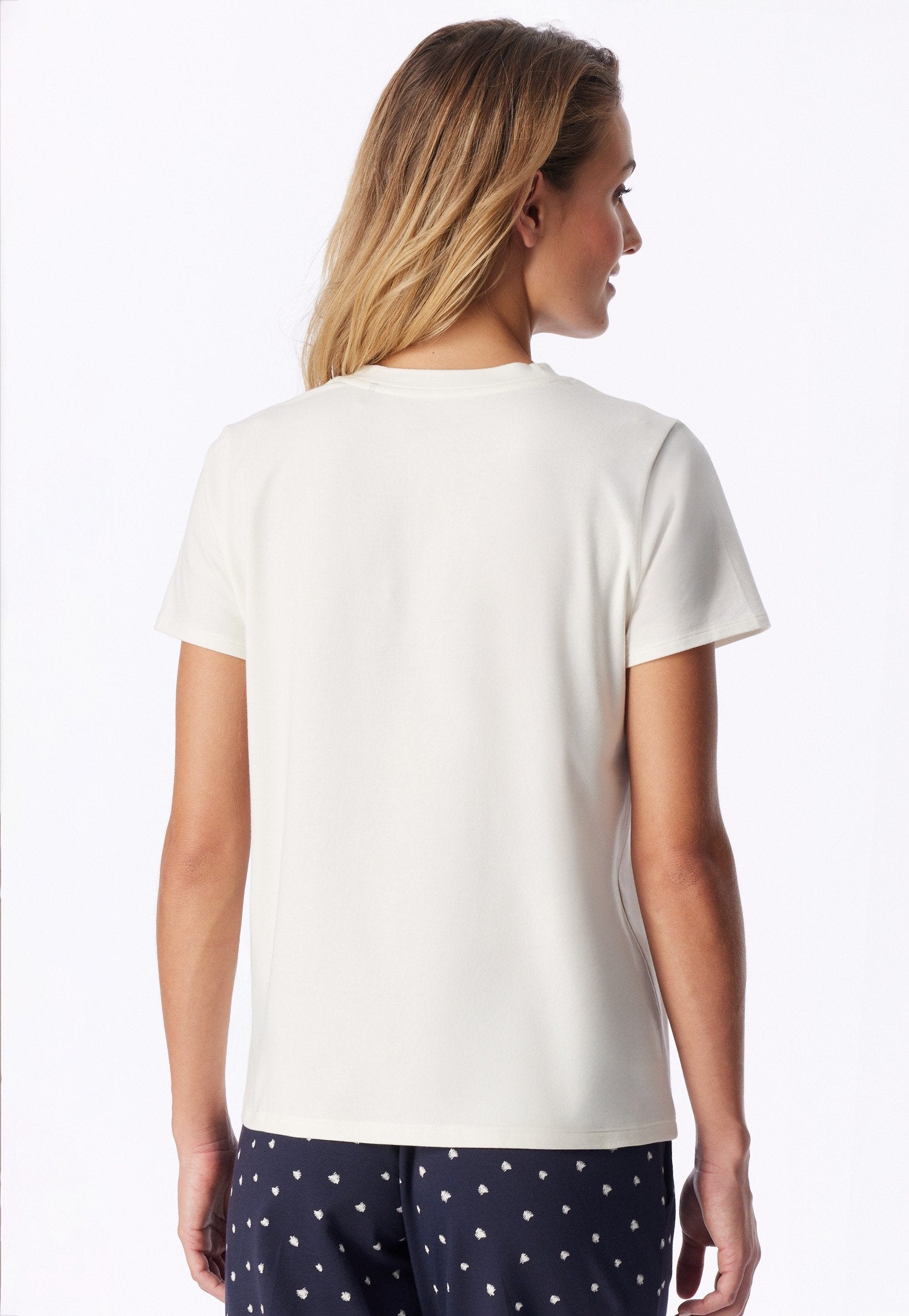 T-Shirt Rundhals (Naturweiss)