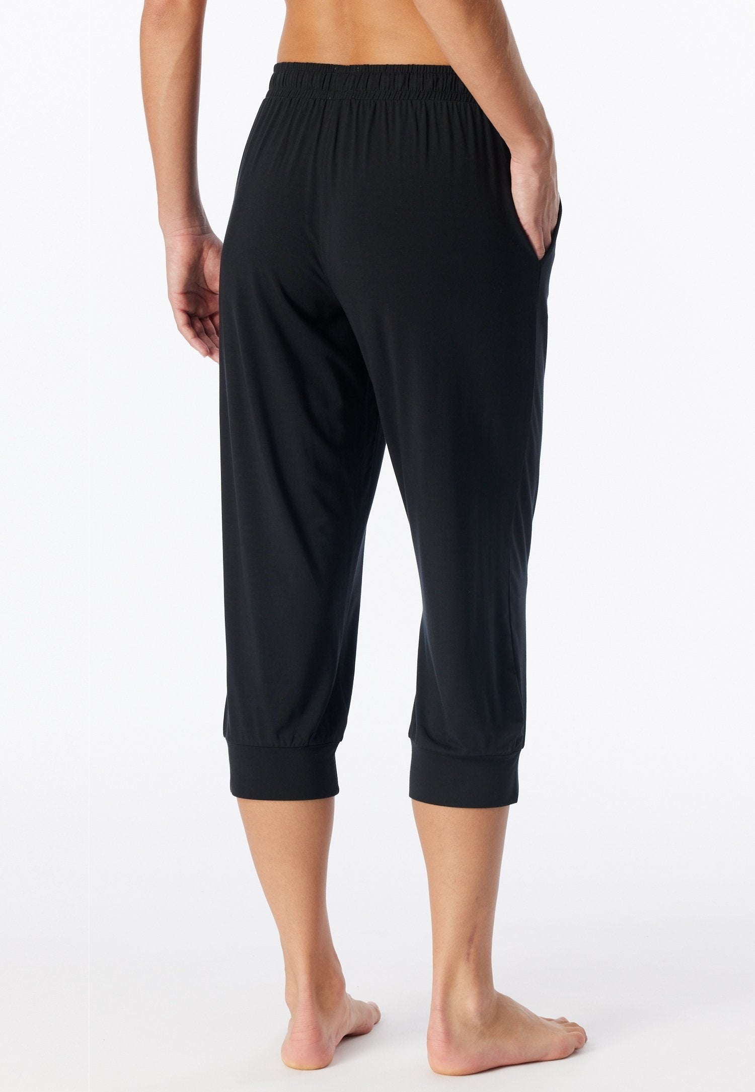 Hose 3/4 Bündchen (Schwarz)