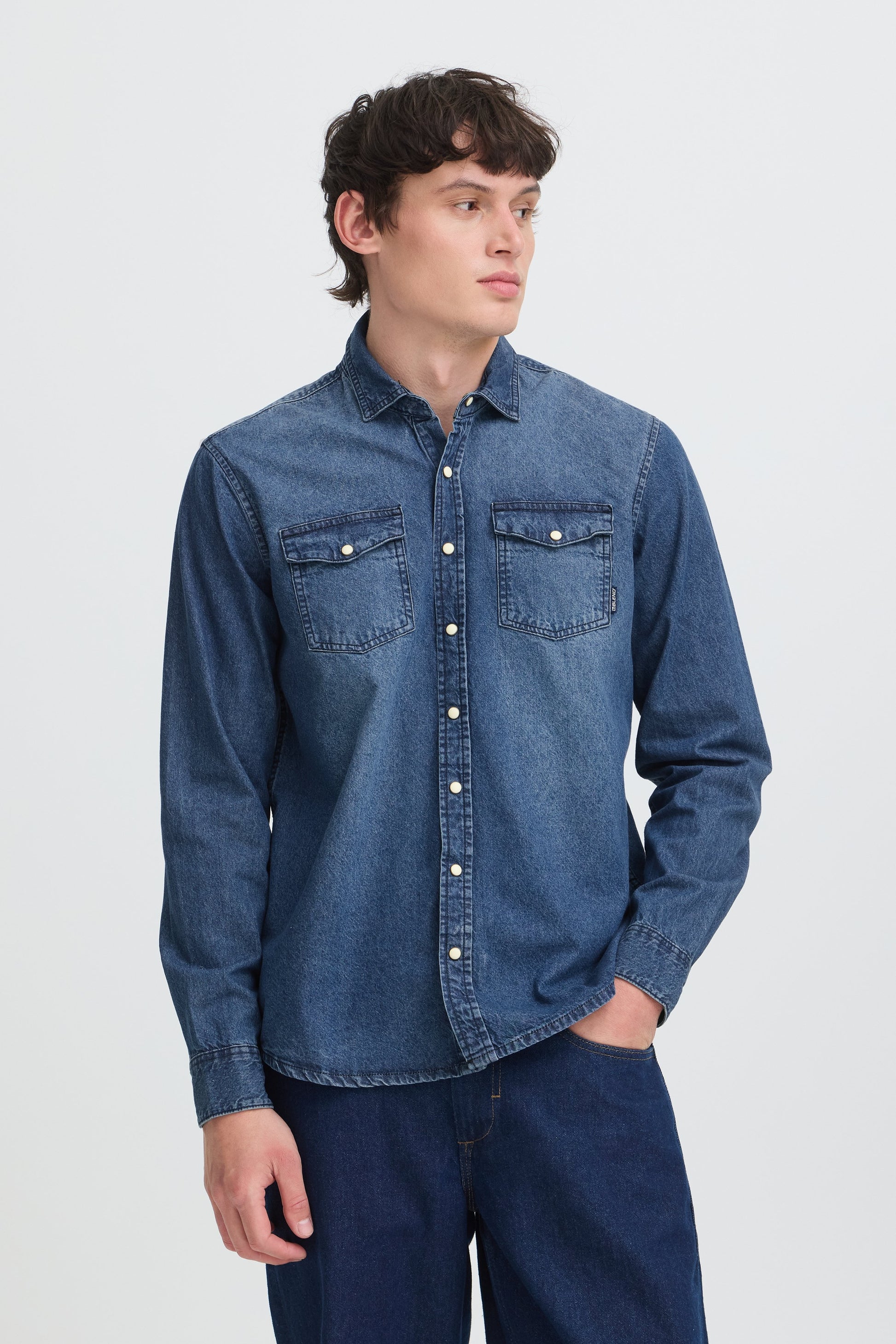 Bhdargo Denim Shirt (Denim Middle)
