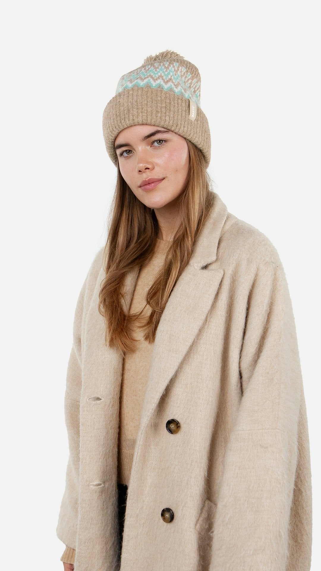 Nakarah Beanie (Beige Light Brown)