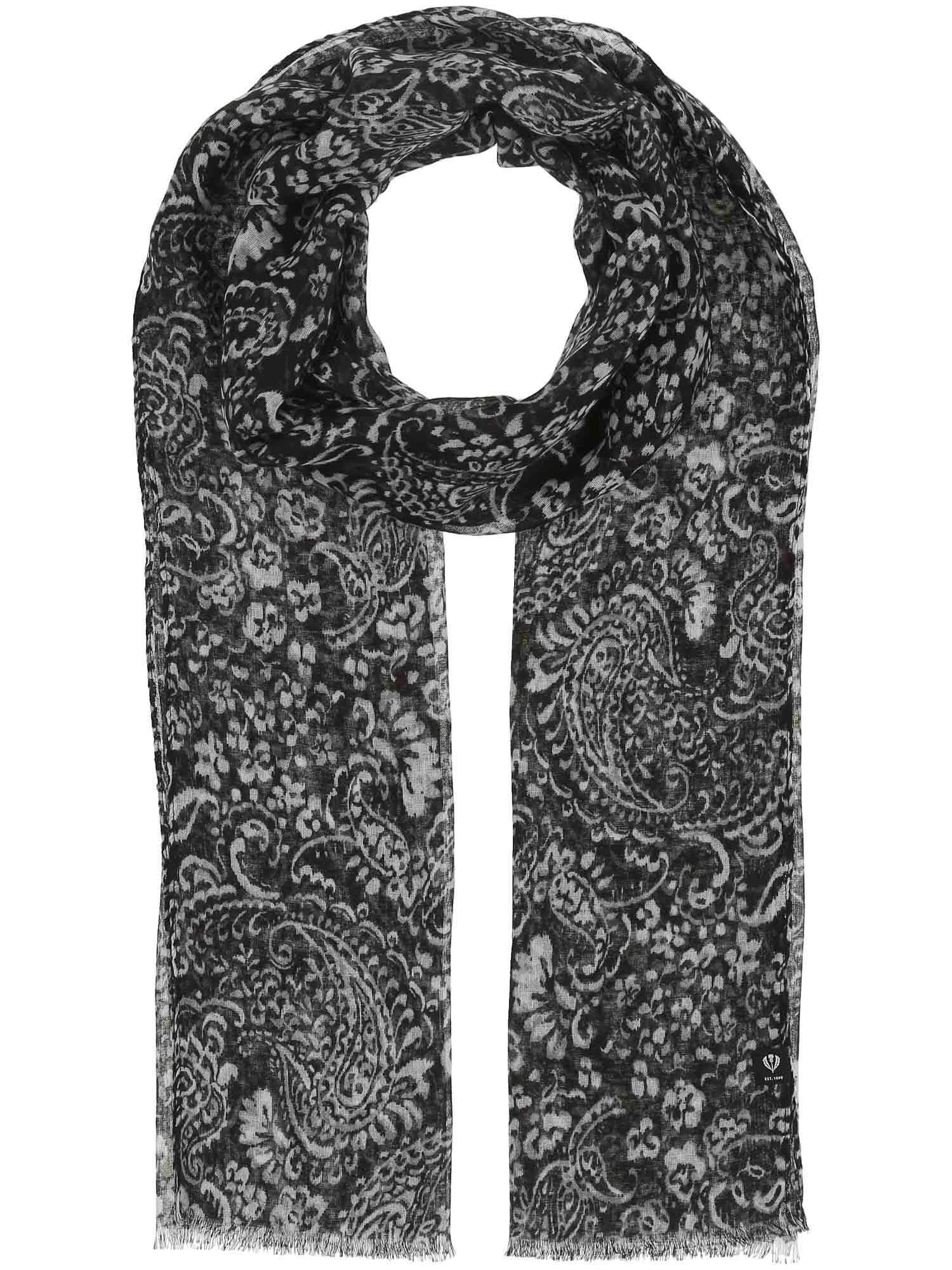 Schal Polyester Schal (Black White)
