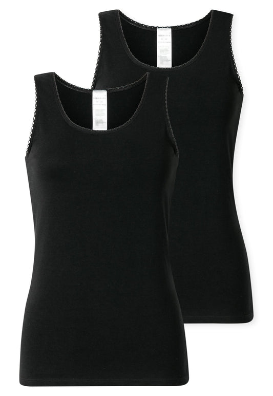 2PACK Trägertop (Schwarz)