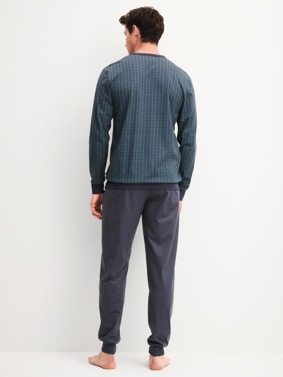 HERREN Pyjama mit Bündchen (Vinyle)