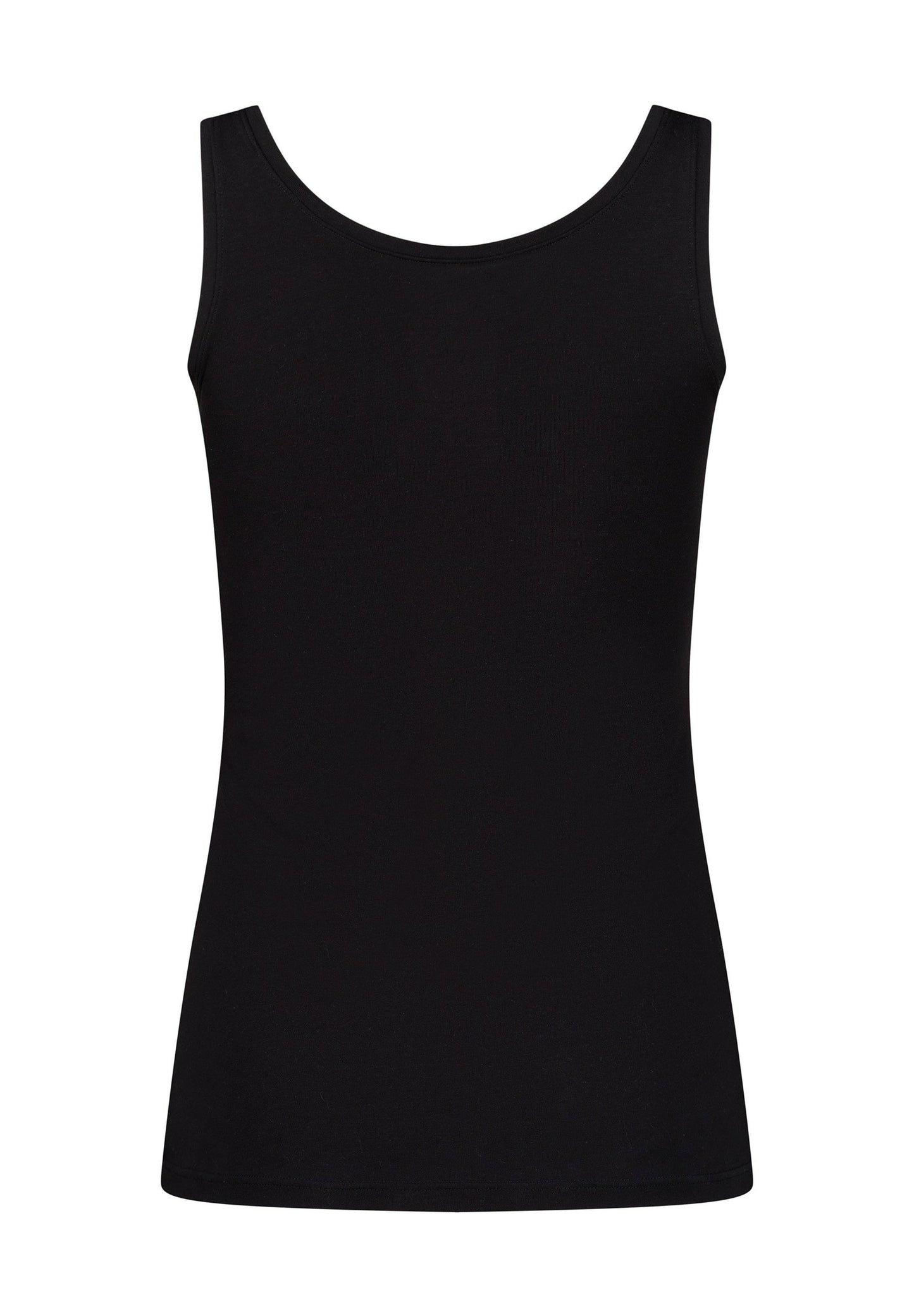 Skiny Damen Tanktop Doppelpack SKINY ADVANTAGE Cotton Stretch (Black)