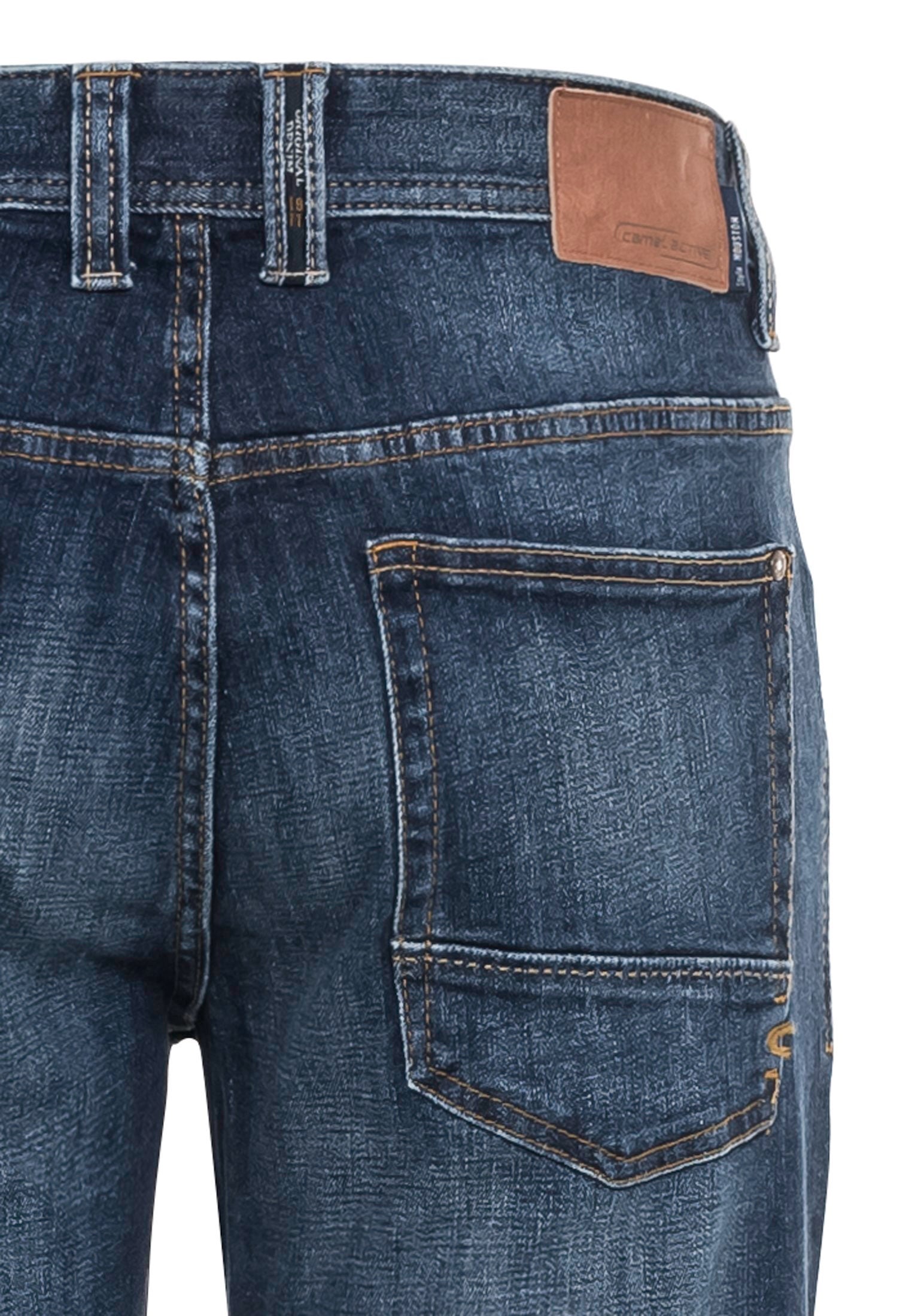 Regular Fit 5-Pocket Jeans aus Baumwolle (Mid Blue Used)