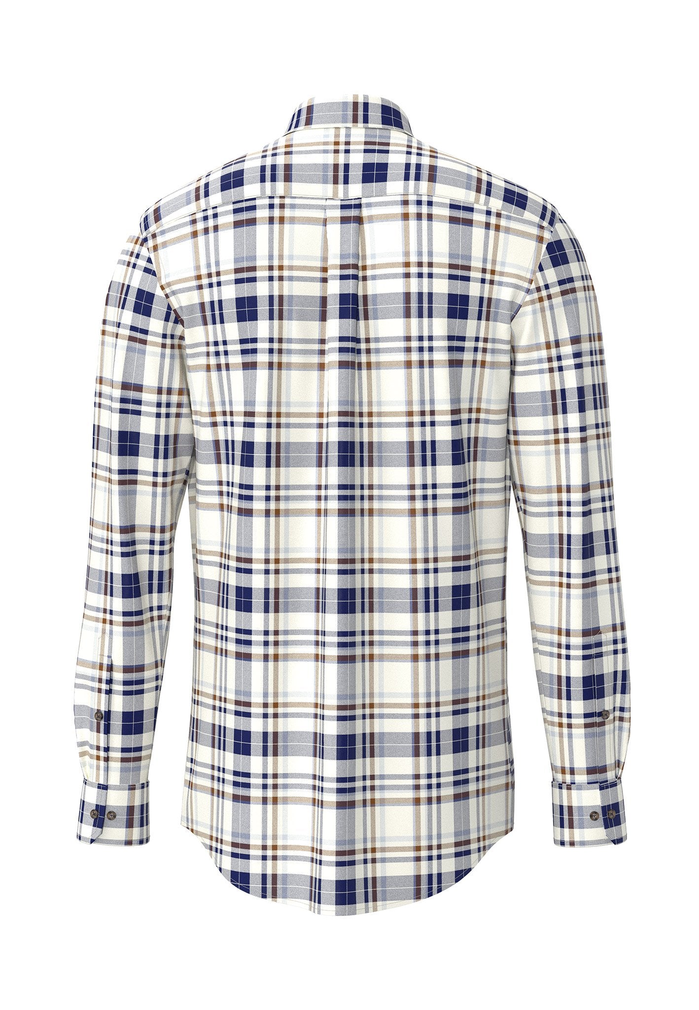 Herringbone Check, B.D., 1/1 (Misty Blue)