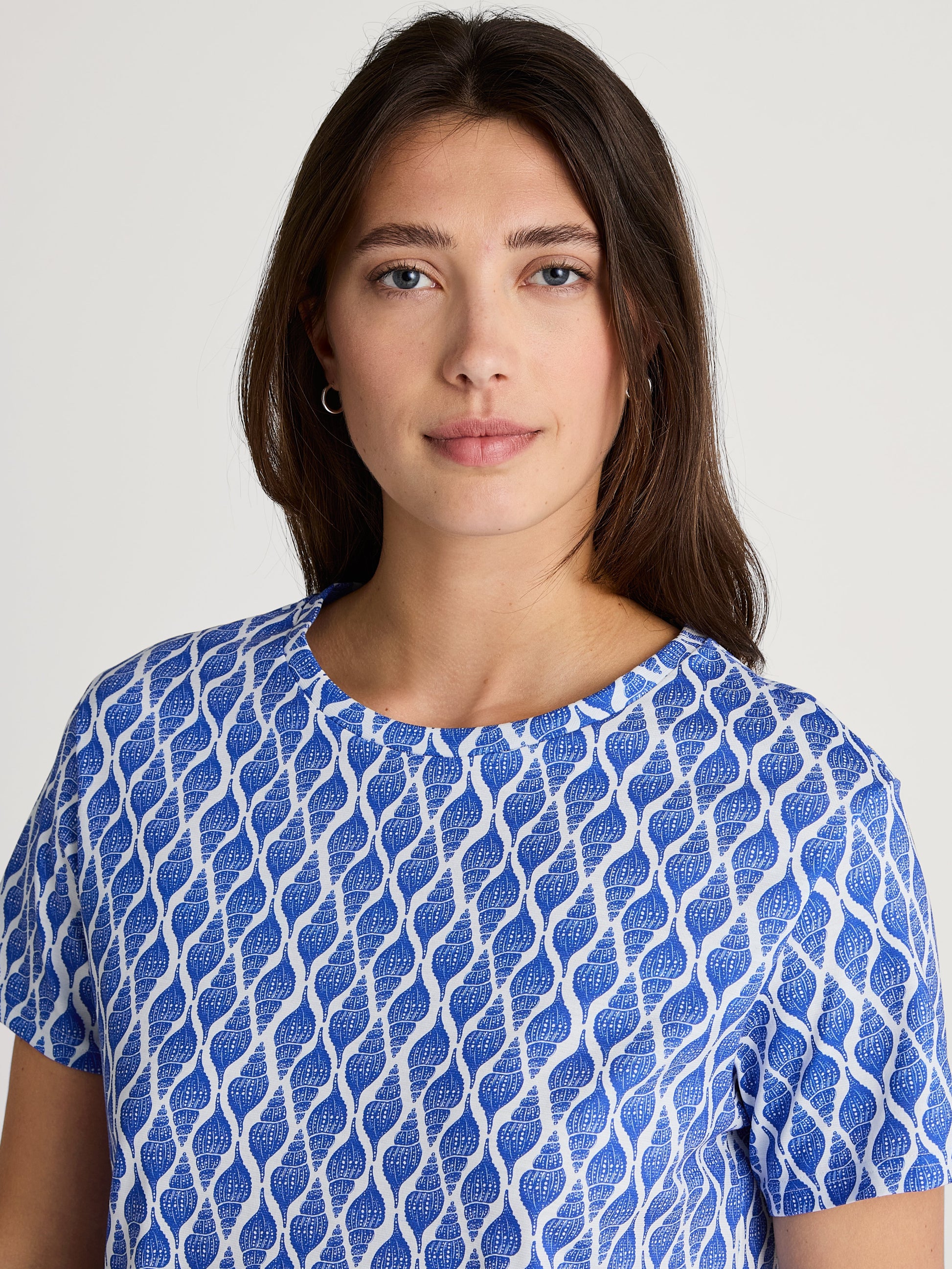 DAMEN Pyjama 3/4 (Dazzling Blue)