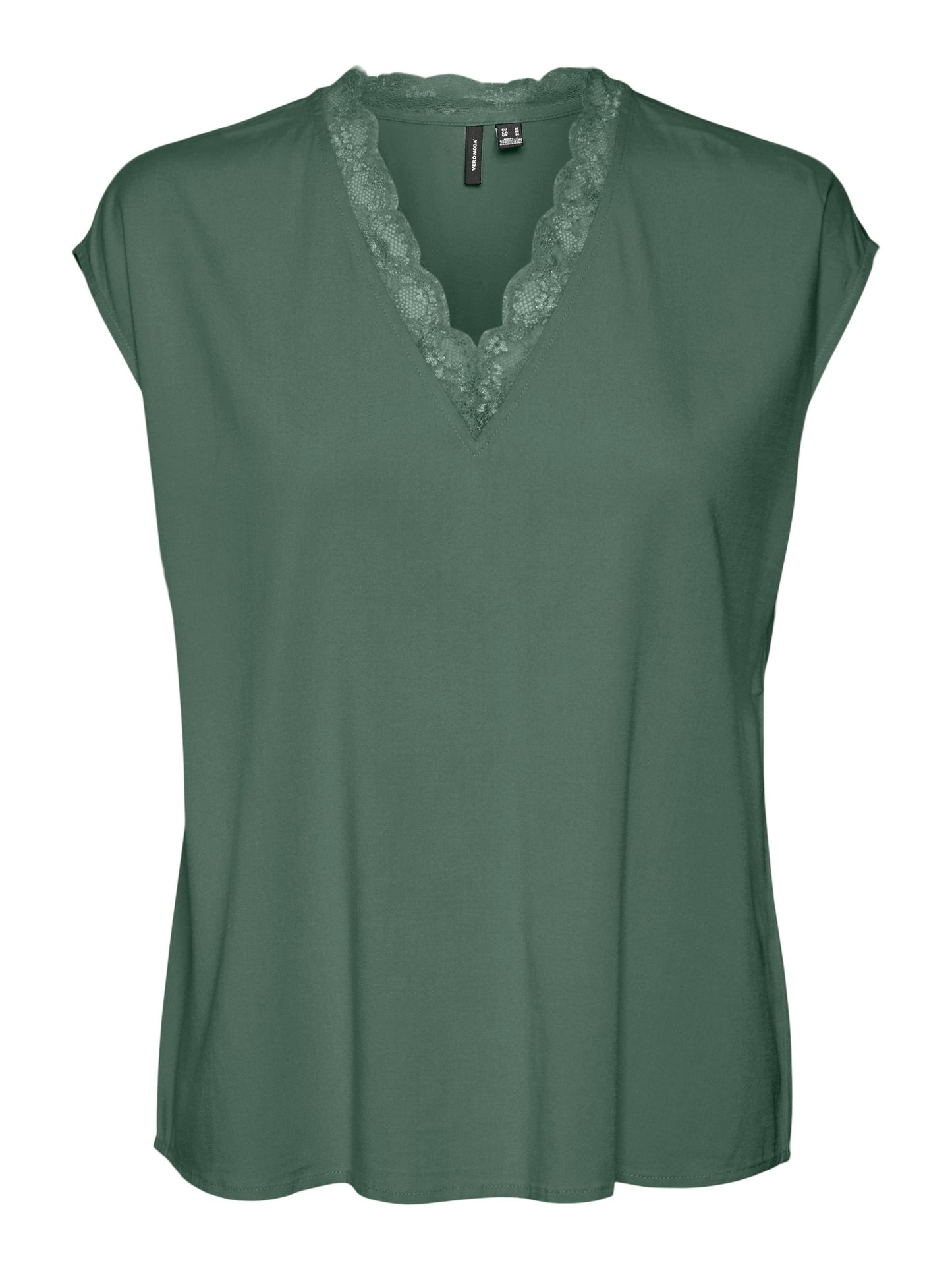 Vmbella Sl Lace Top Wvn Noos (Laurel Wreath)