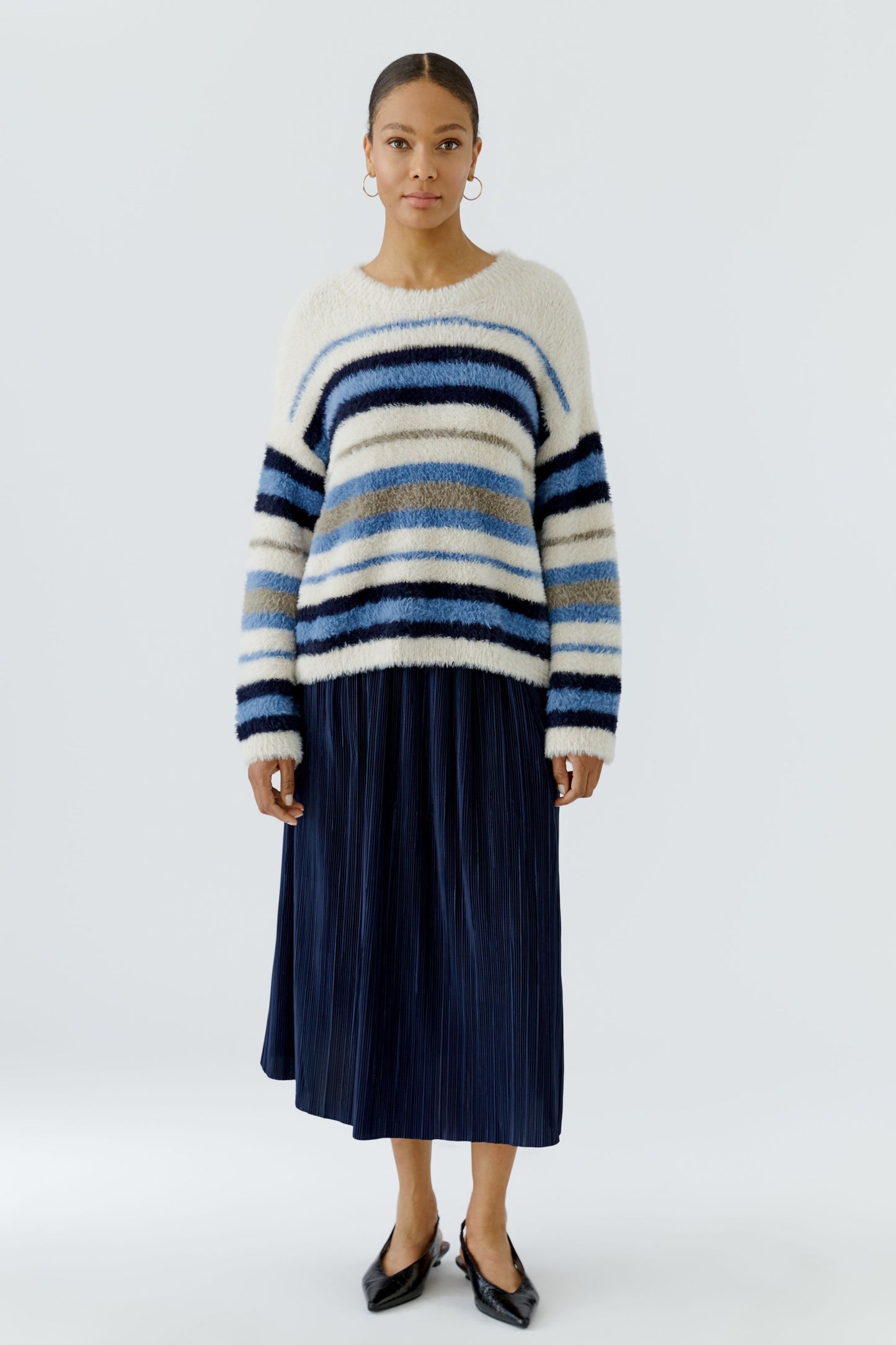 Pullover (White Blue)