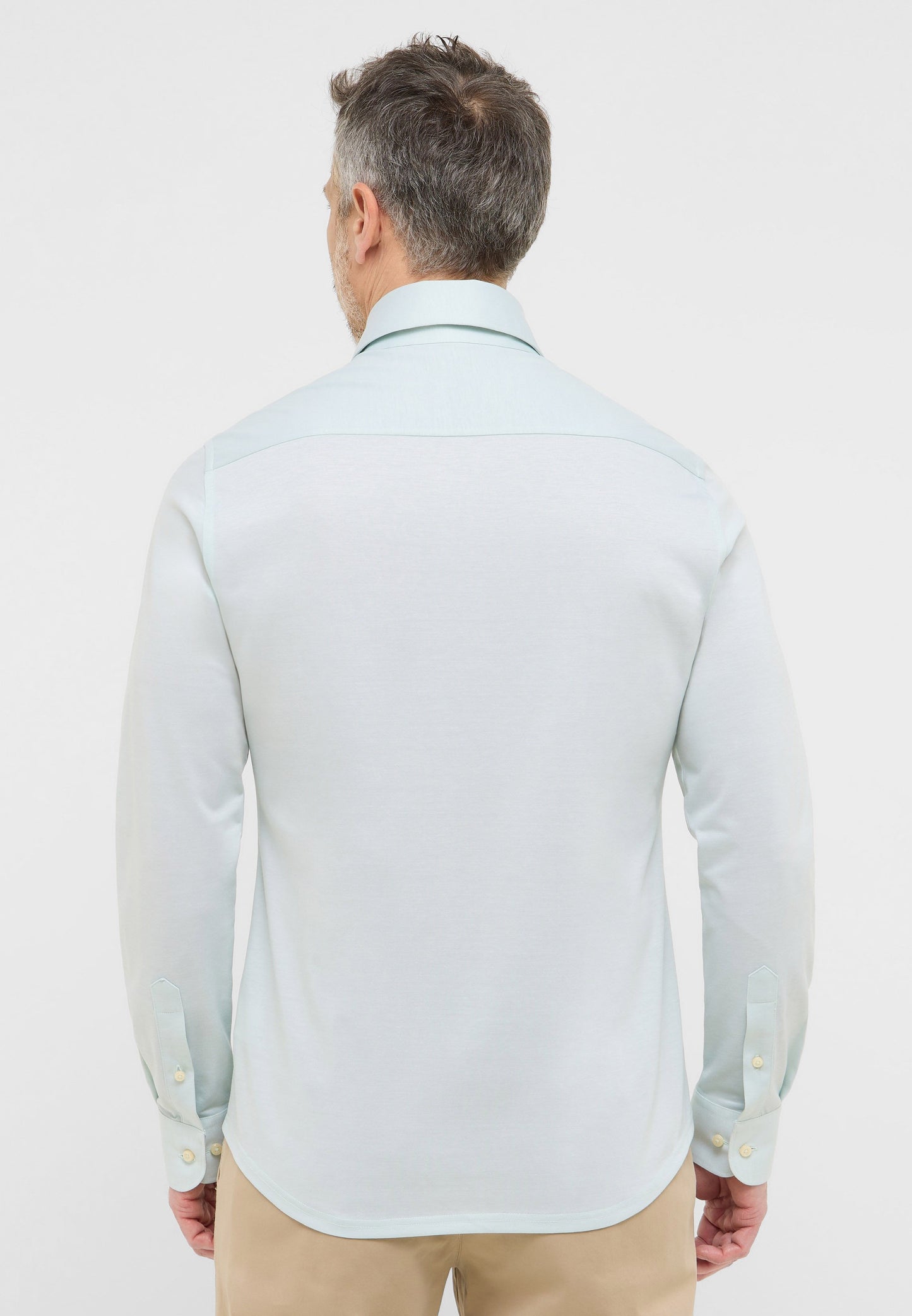 Hemd Jersey Langarm (Hellgrün)