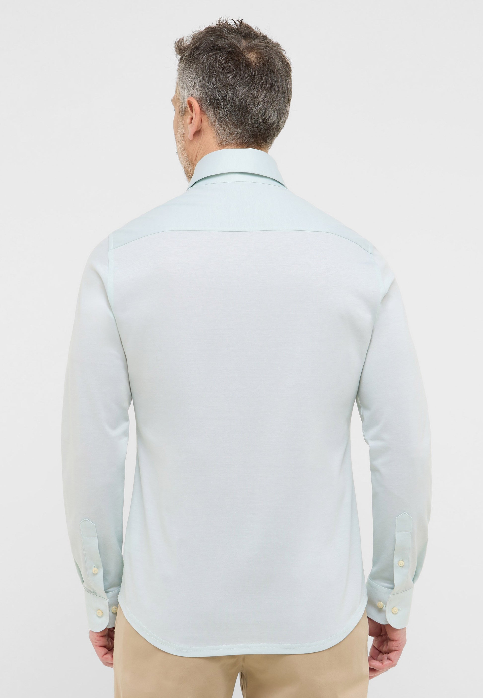 Hemd Jersey Langarm (Hellgrün)