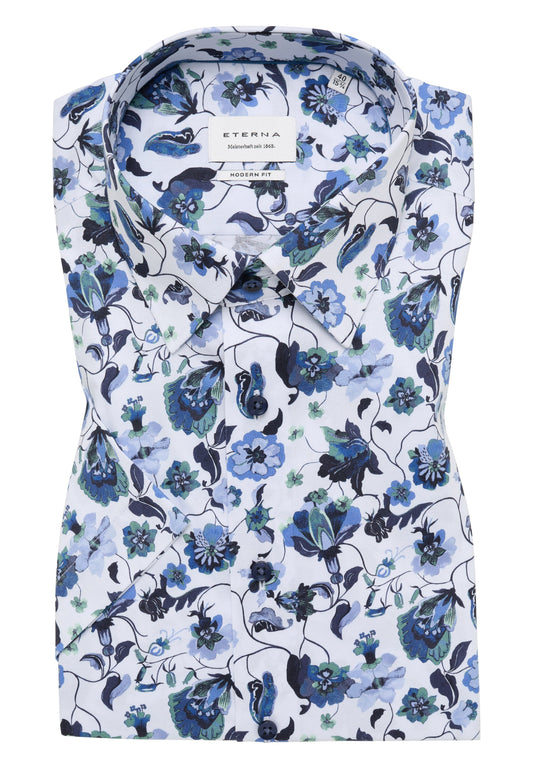 Hemd Twill Kurzarm (Dunkelblau)