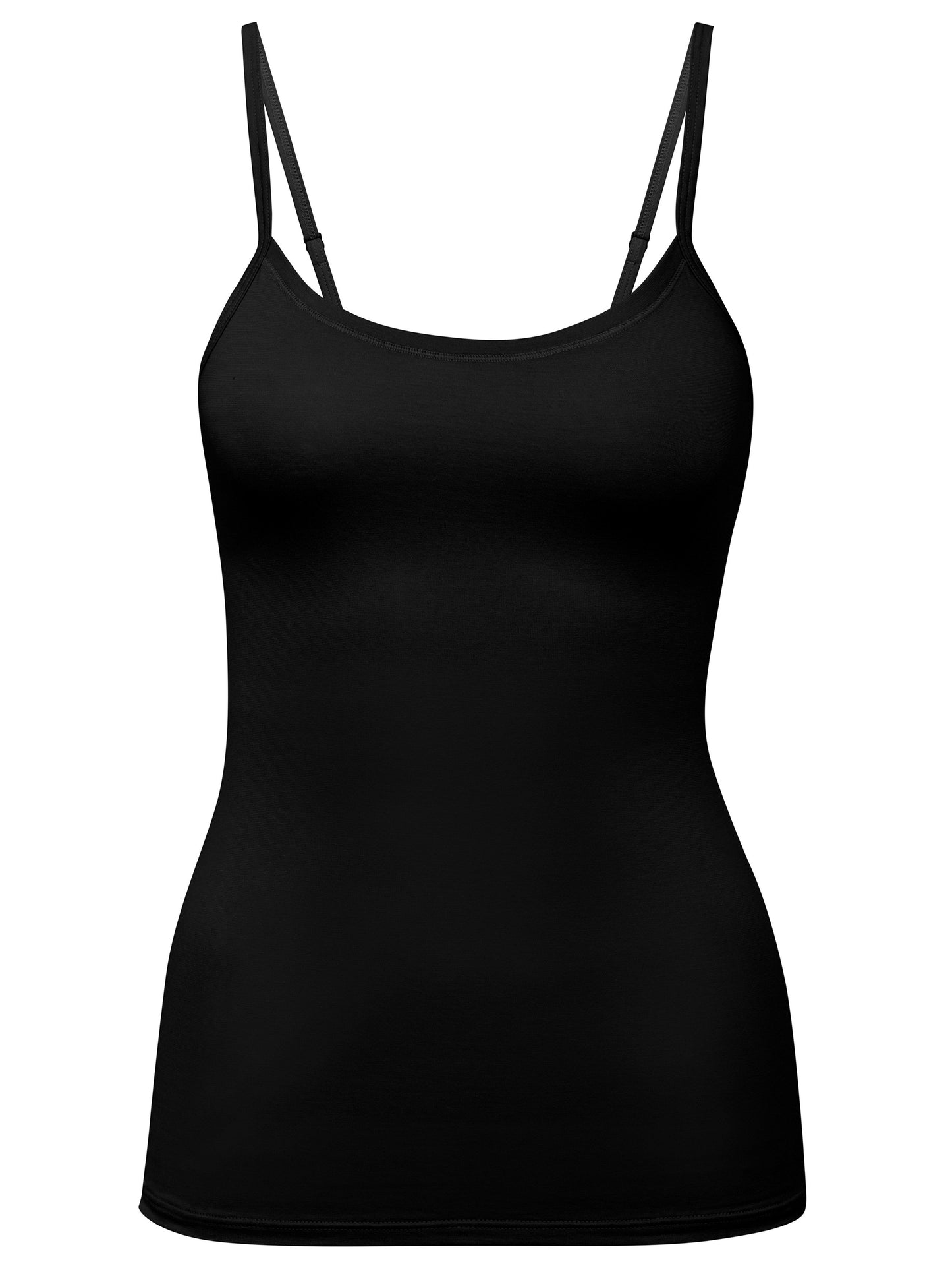 WOMEN Spaghetti top (Schwarz)
