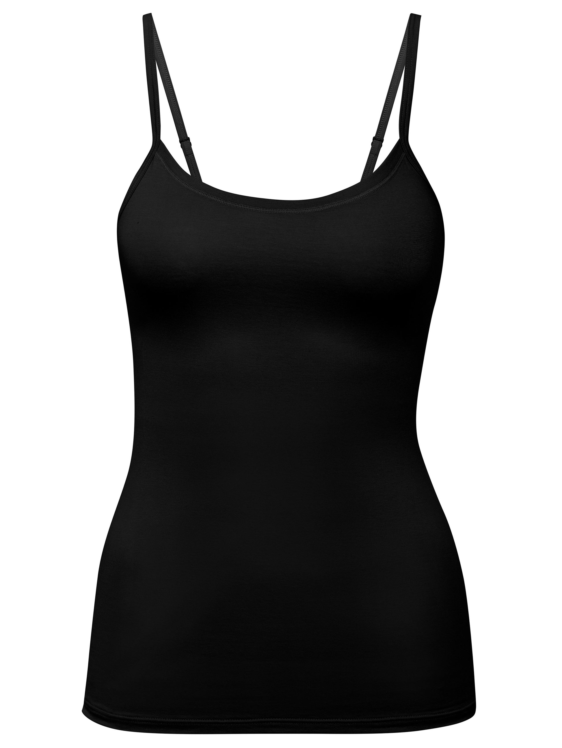 WOMEN Spaghetti top (Schwarz)