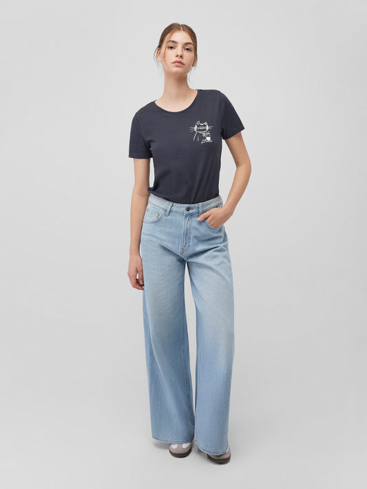 Cat Drink Tee (Phantom)
