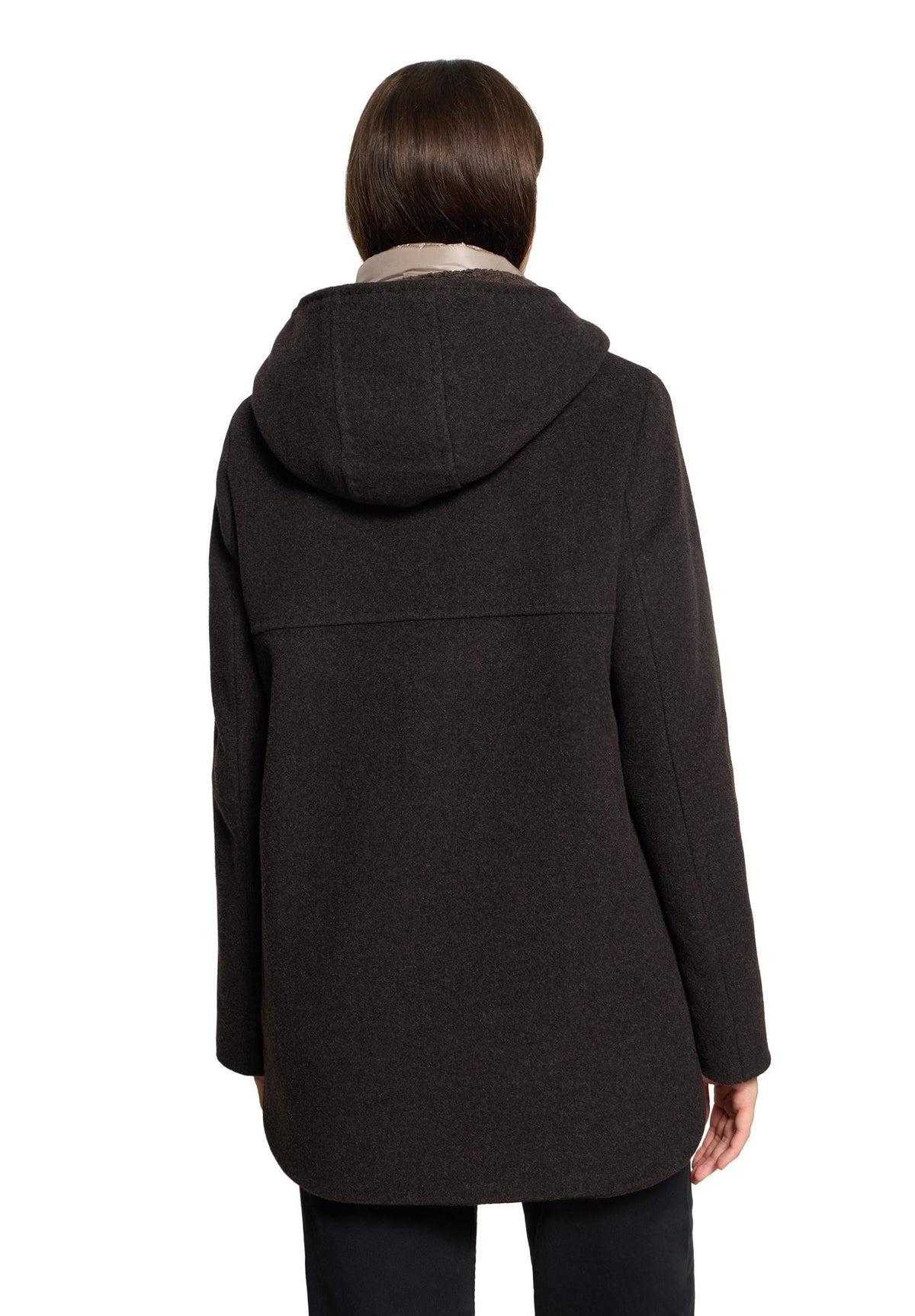 Wolljacke (Dark Brown Mela)