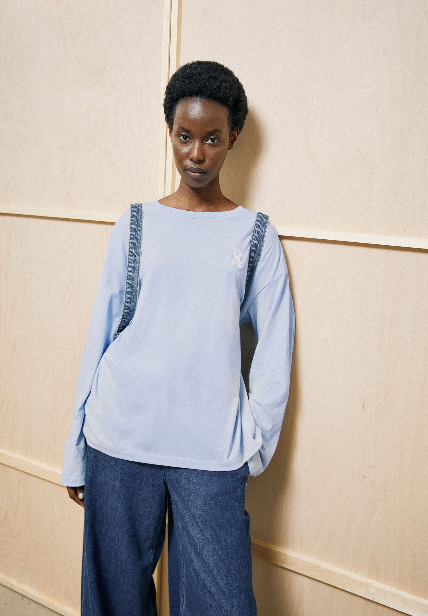 Iconic å Fietaa Longsleeve (Soft Blue)