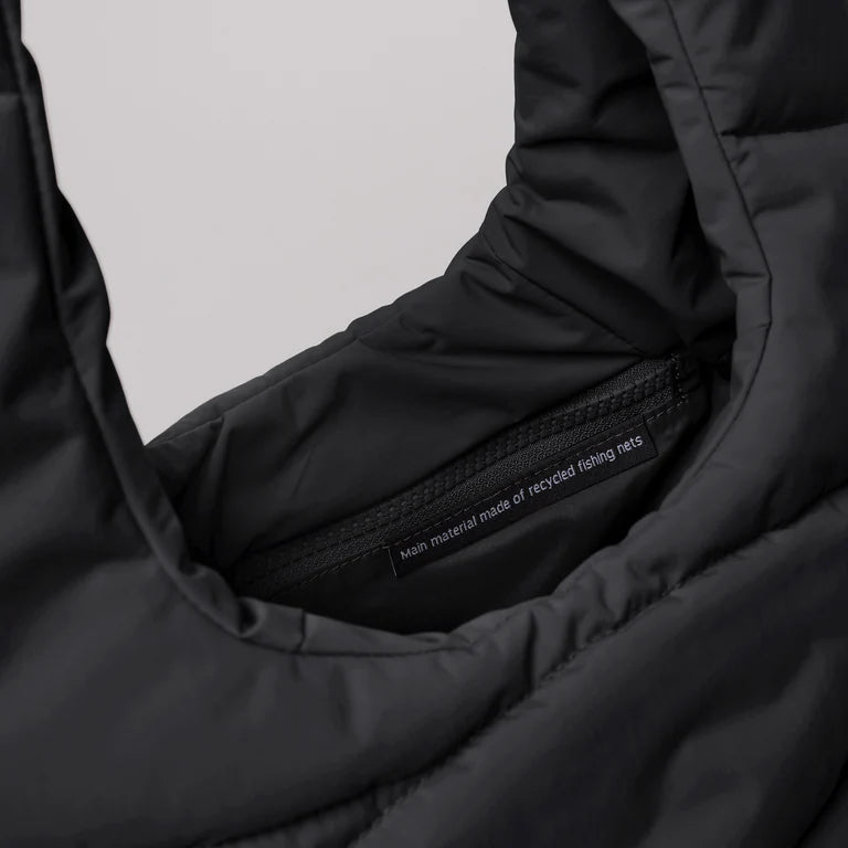 Wavy Puffer Shoulder Bag