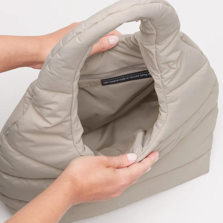 Wavy Puffer Shoulder Bag