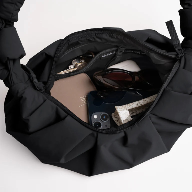 Pleat Moon Bag Small