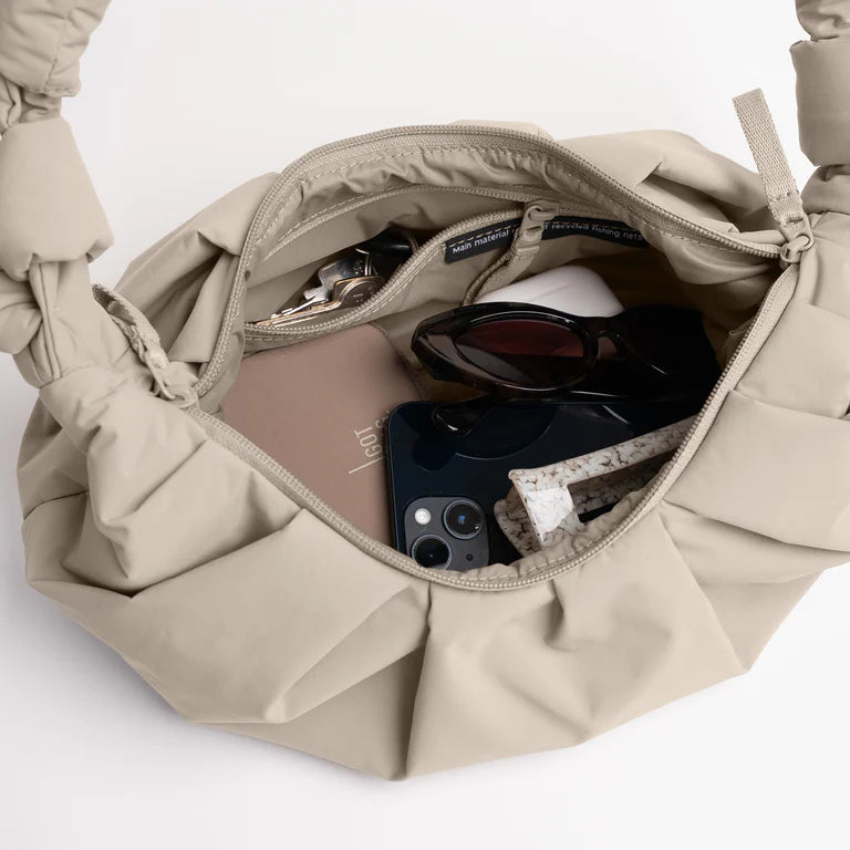 Pleat Moon Bag Small